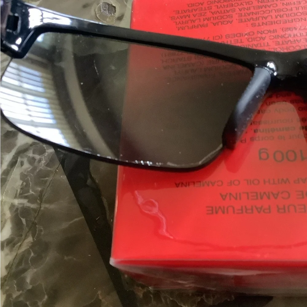 Bolle breaker 12107 GT black on black wraparound polarized sunglasses